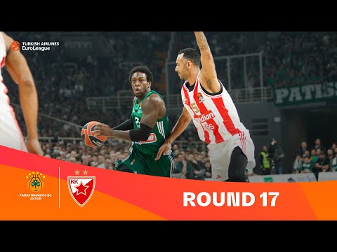 Panathinaikos-Zvezda | Round 17 Highlights | 2023-24 Turkish Airlines EuroLeague