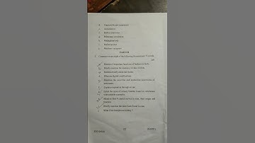 #zoology✨ +3 bsc 4th sem zoology core-8 question paper utkal university (2022)