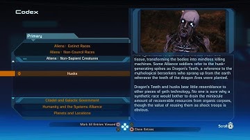 Mass Effect 1 Codex Part 1   Legendary Edition