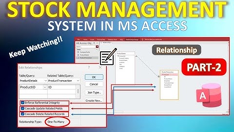 Stock Management System in macrosoft access |inventory management system