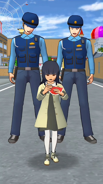 polisi itu kelelahan 🤣#shorts #sakuraschoolsimulator #shortvideo #viral