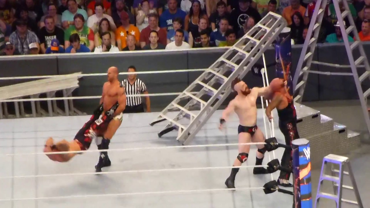 The Hardy Boyz vs Cesaro/Sheamus vs Enzo/Big Cass vs Gallows/Anderson at Wrestlemania 33 (Part 1)