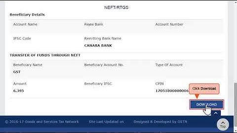 How to Generate Challan and making GST Payments