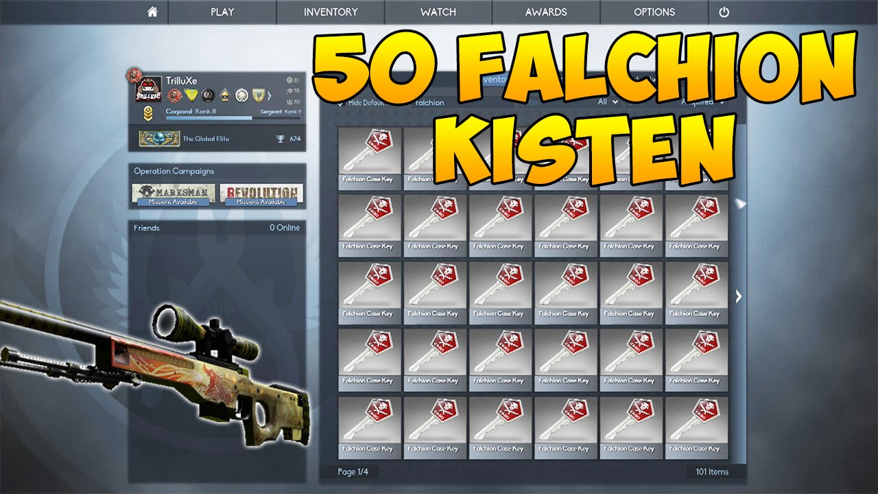 Welche Cs Go Kisten Lohnen Sich Am Meisten CS:GO - 50 Falchion Kisten und die AWP Dragon Lore ist re! - YouTube