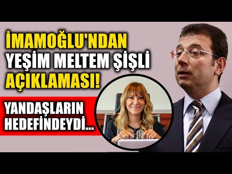 Ekrem İmamoğlu Yeşim Meltem Şişli hakkında İlk Kez Konuştu!