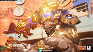 Overwatch 2 Doomfist God ZBRA Assassin Of Route 66 -POTG-