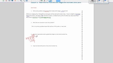 Math 6 Module 3 Exit Ticket 3 Video