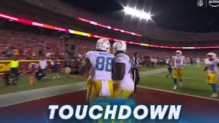 Justin Herbert 1 Yard Touchdown Pass to Zander Horvath | Chargers vs Chiefs