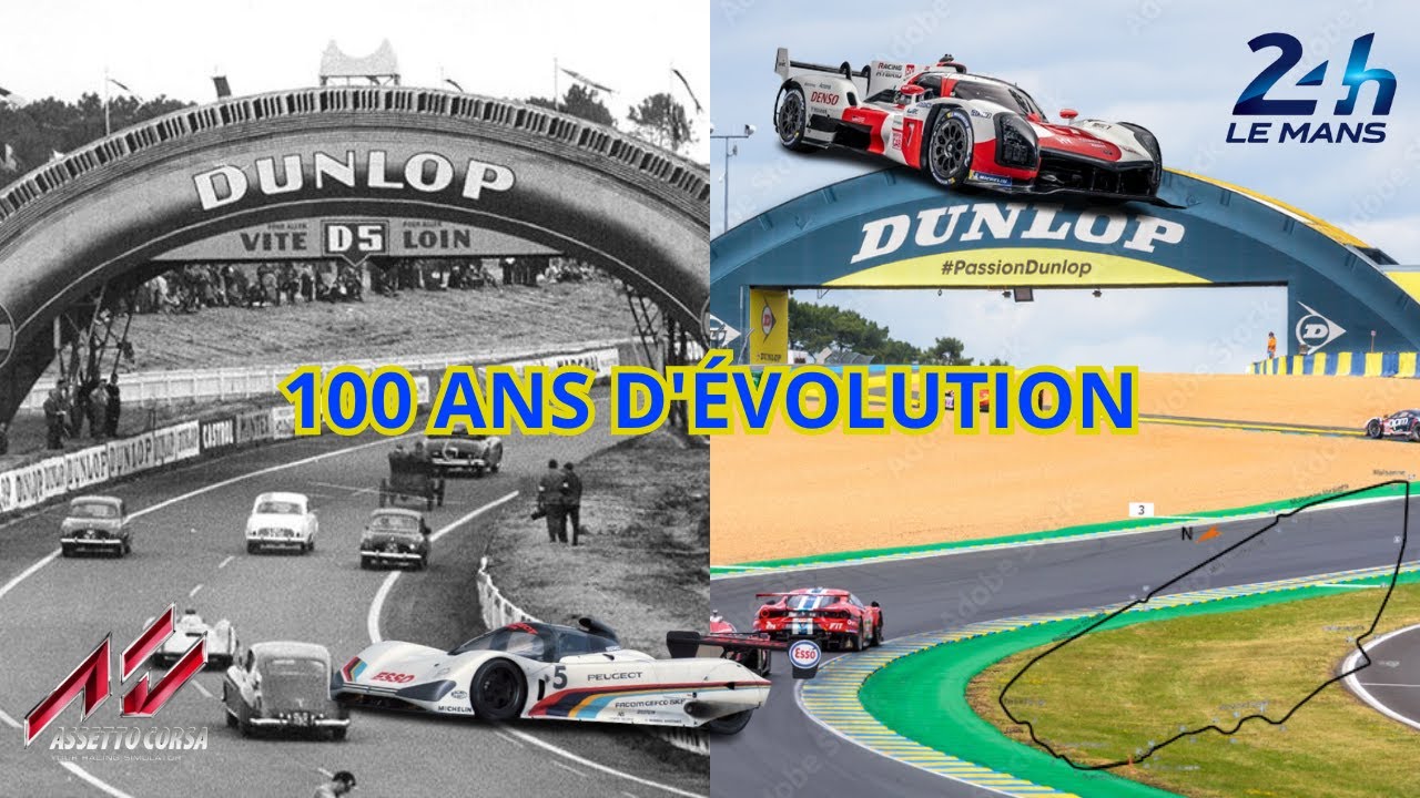 L'évolution du circuit des 24H du Mans : de 1923 à aujourd'hui - Assetto Corsa