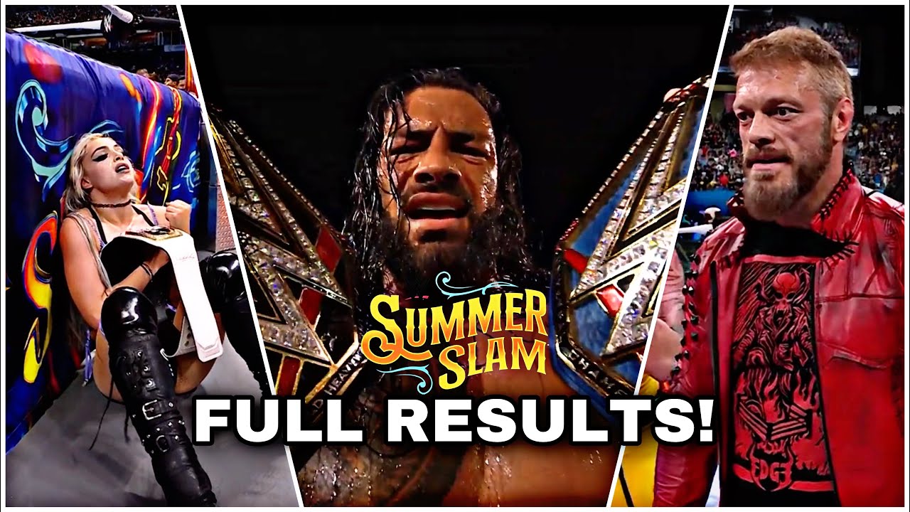 WWE SummerSlam 2022 Full Official Results!!