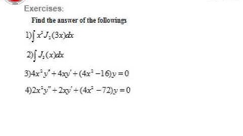 7 Applications for Bessel Function  integral forms of recursion relations 3