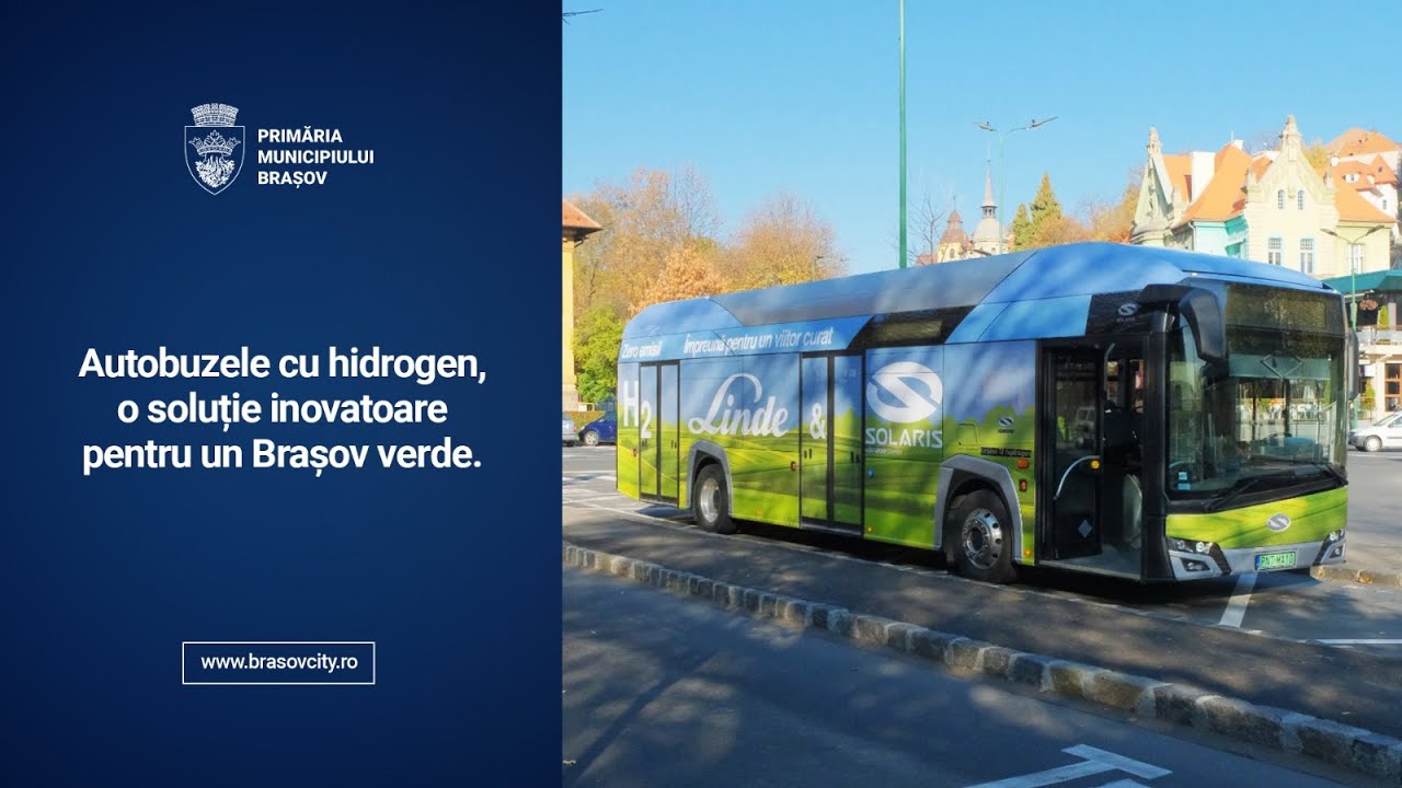 Autobuzele cu hidrogen, o soluție inovatoare pentru un Brașov verde