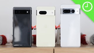 Pixel 6a vs. Pixel 7 vs. Pixel 7 Pro: Which is RIGHT for you?!