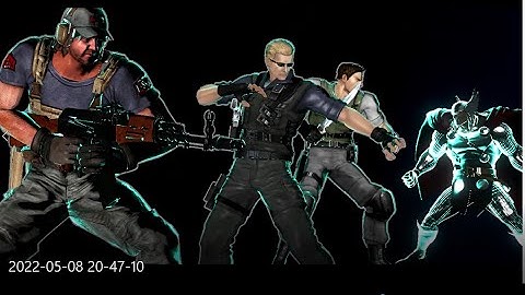 Umvc3 Palette Swap - Hunk Max Damage Combo With S. T. A. R. S. Wesker And S. T. A. R. S. Chris
