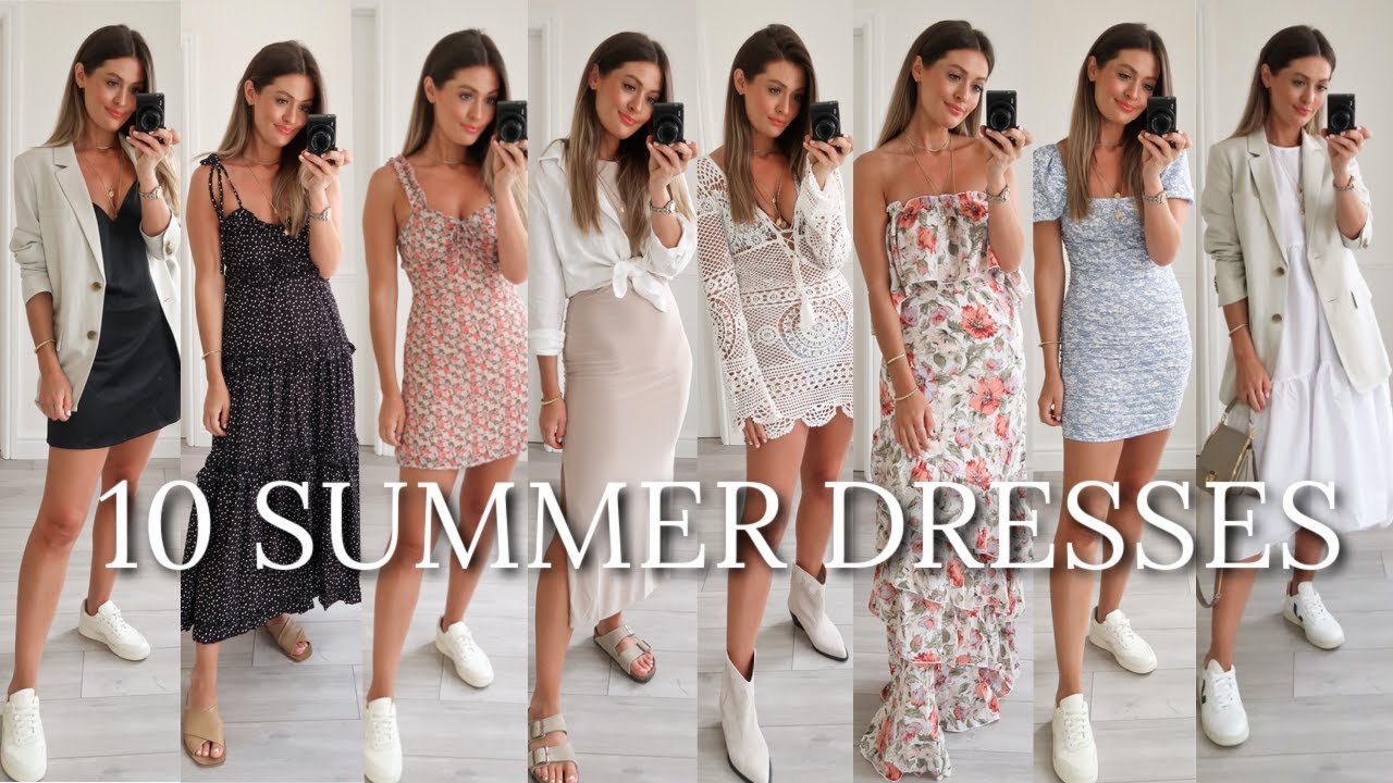 10 SUMMER DRESSES - NASTY GAL HAUL AD | MODEL MOUTH - YouTube