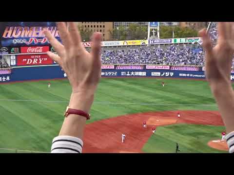 ポールに当たる？宮崎リプレイ検証の結果ホームラン！22.03.27