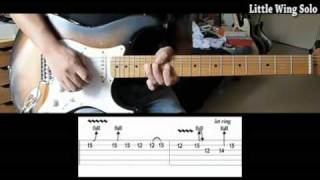 How To Play Jimi Hendrix Little Wing Solo chords