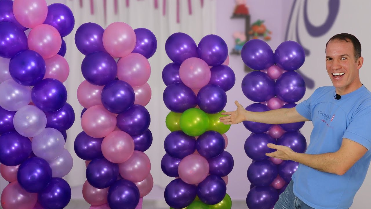 Como hacer un arco con globos