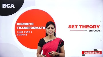DAY 08 | DISCRETE TRANSFORMATION | I SEM | B.C.A | SET THEORY | L8