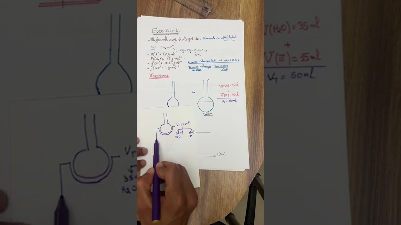 #live  Exercice en #chimie_organique organique حصة مباشرة في #الكيمياء_العضوية