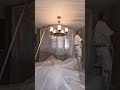 Mario floating the ceiling! #shorts #fyp #painting #renovation #flooring #texture