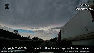 Scouting a Severe Thunderstorm to Dearborn, Missouri; 6/13/26 in 4K