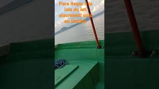 paseando en lancha de Chapala a la isla de los alacranes Jal