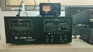 Alpha 87A Testing with 10W input to Dummy load