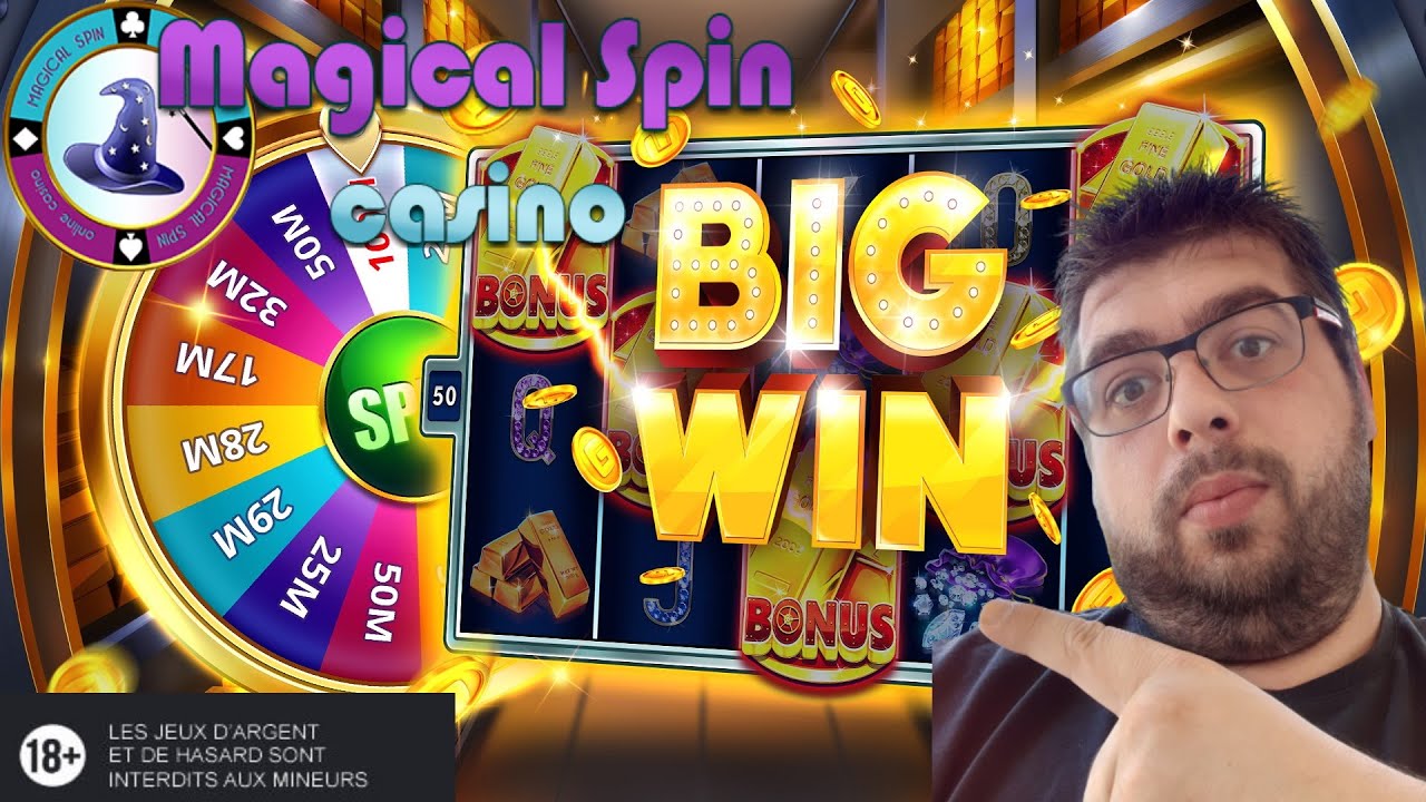 Interface des bonus à Magical Spin Casino