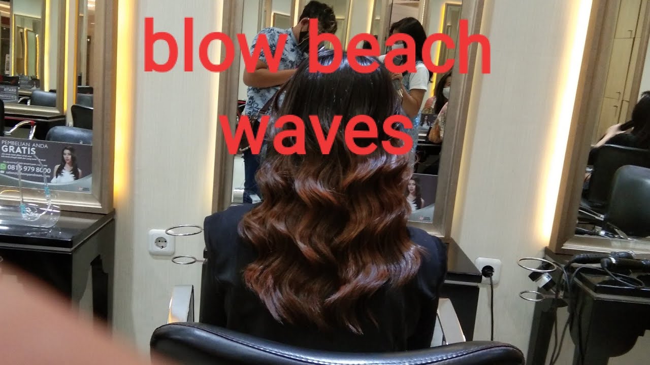 Cara blow beach waves/blow ombak/blow korea, menggunakan babbylis
