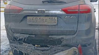 Возгорание Китайского Geely Atlas В Сургуте