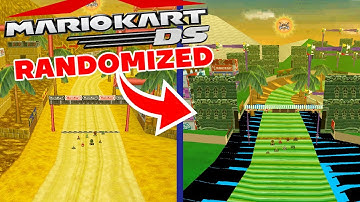 I Randomized All Textures in Mario Kart DS