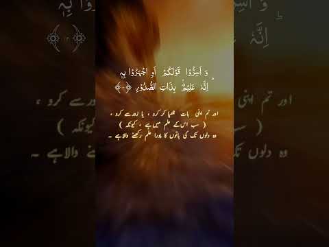 Surah Mulk Verse 13 Shorts Ramadan