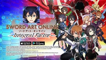 Sword Art Online Integral Factor [MMORPG] - GAMEPLAY (ANDROID/IOS)