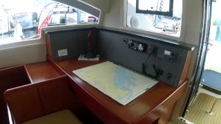 2012 Leopard 48 Catamaran toured at the Annapolis Sailboat Show by ABK Video