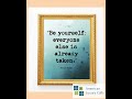 Oscar Wilde Quotes-"Be Yourself-Everyone Else Is Already Taken"-Inspirational Wall Art- 8 x 10" D...