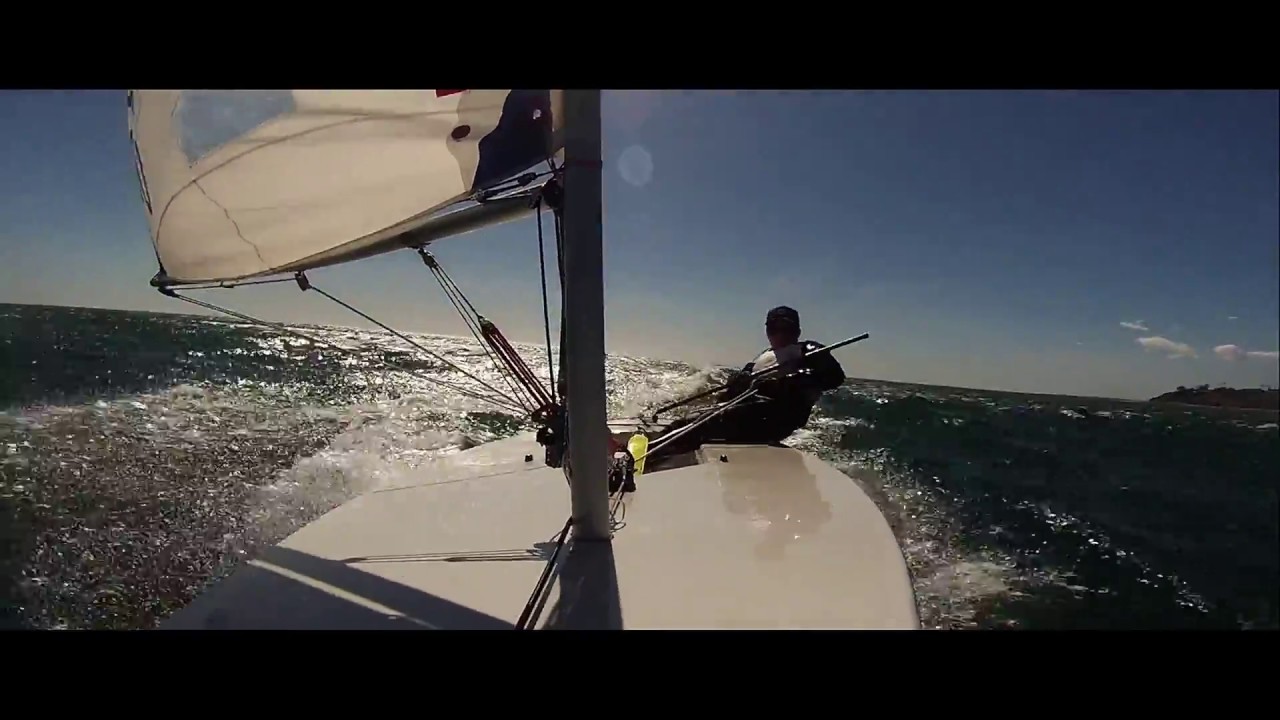 Laser sailing 25+knots YouTube