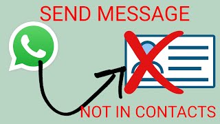 Send WhatsApp Message To Someone NOT on Your Contact List #Shorts screenshot 4