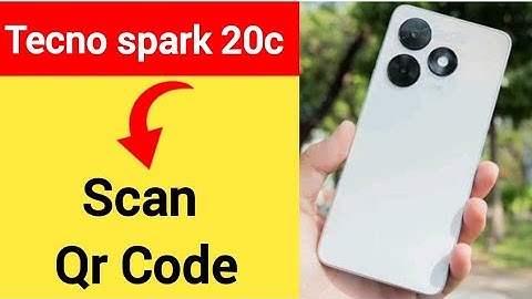 Tecno Spark 20c me Qr code scan kaise karen, how to scan QR code
