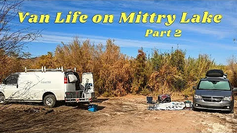 Free VAN LIFE Camping at Mittry Lake Part 2 | Tras...