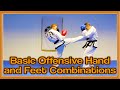 Taekwondo Sparring | Basic Offensive Hand &amp; Feet Combinations | GNT Martial Arts