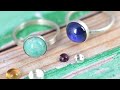 Make a Stone Set Ring With Pre Made Settings - Part 1