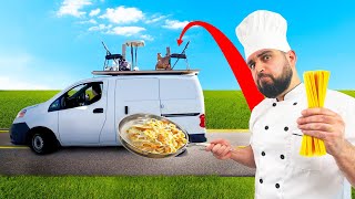 I Cooked A Meal On Top Of A Moving Van!