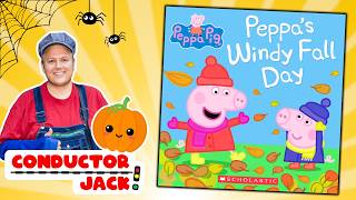 Peppa Pig: Peppa's Windy Fall Day - Read Aloud Halloween Book for Children & Toddlers