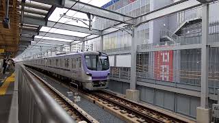 【新竹ノ塚駅】ﾒﾄﾛ18000系(8000系の後継車)