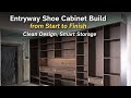 Entryway Shoe Cabinet Build from Start to Finish