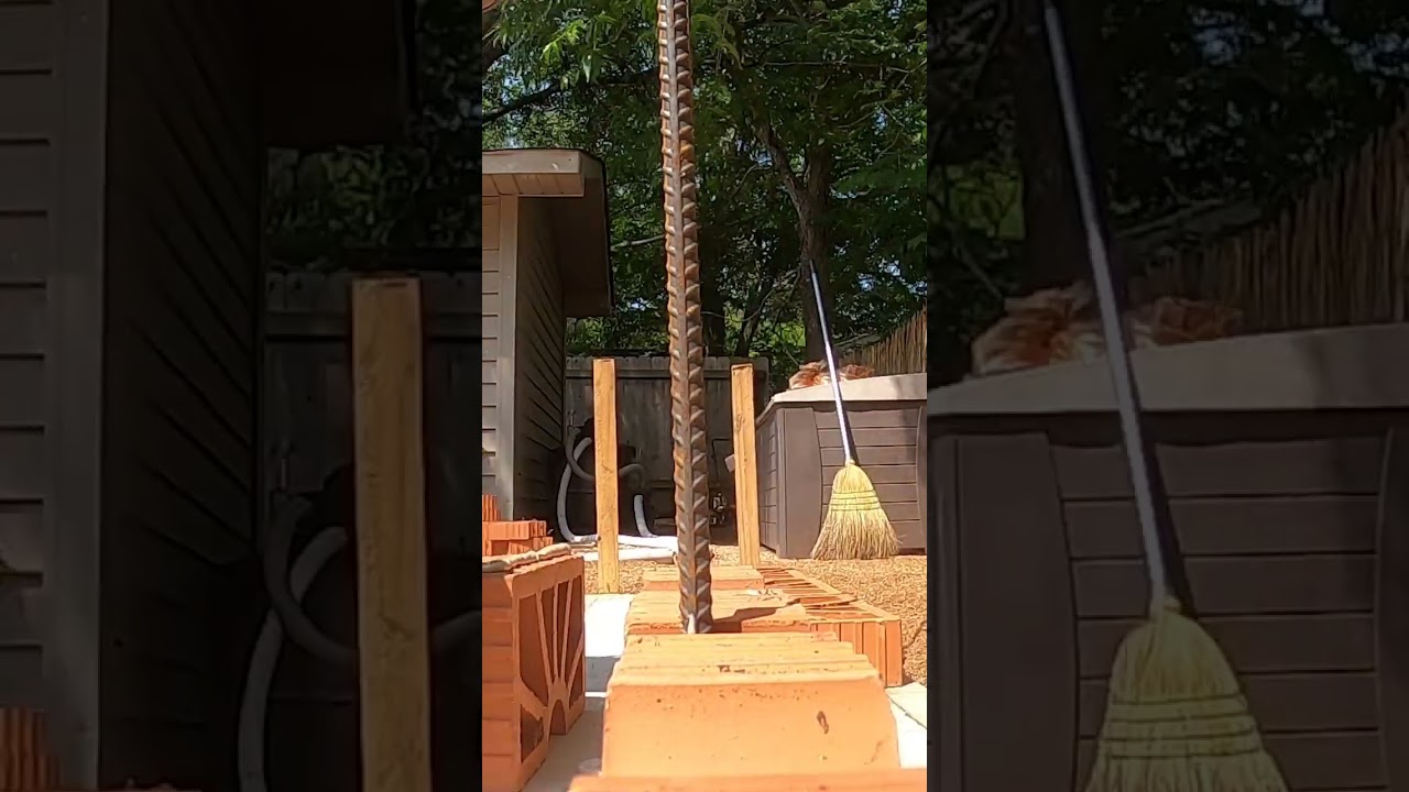 Upgrade your backyard with this amazing DIY Breeze block wall project! 