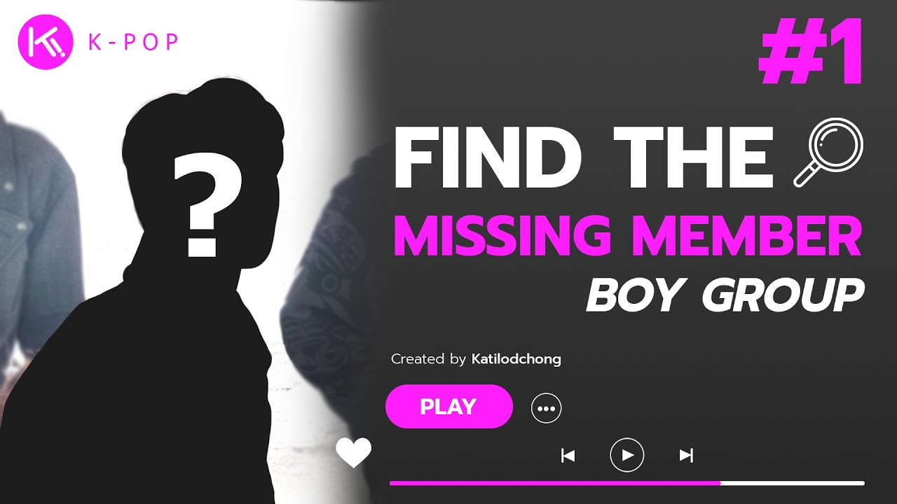 KPOP GAME l FIND THE MISSING KPOP GROUP MEMBER [BOY GROUP] #1