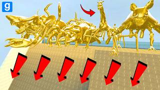 SPARTAN KICKING ALL GOLD ZOOCHOSIS MONSTERS | GARRY'S MOD