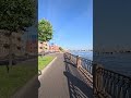 🏙️Beautiful Views of Makarova🏛️Quay Walk #travel #petersburg #urbanwalk